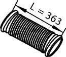 DINEX JOUSTOPUTKI HOLKEILLA VL FH L=363MM