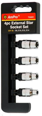 AMPRO E-HYLSYSARJA 3/8" 4-OSAINEN