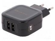 RS VIRTALÄHDE 2 X USB-PORTILLA 5V DC 3.44A