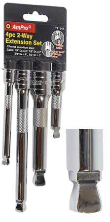 AMPRO JATKOVARSI 1/4" 3/8" 1/2" 3-OSAINEN