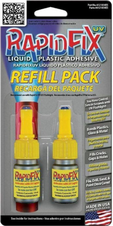RAPID FIX UV 1/2 OZ TÄYTTÖPAKKAUS (2X10ML LIIMA)