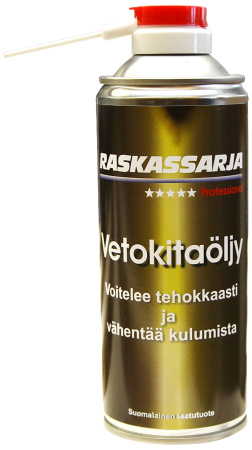 RASKASSARJA VETOKITAÖLJY | SPRAY 400ML