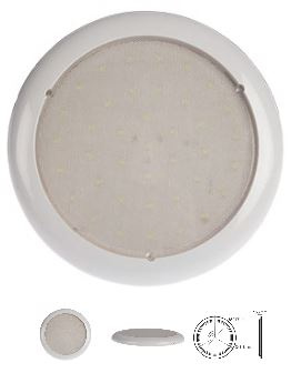 LED-SISÄVALO SLIM PRO 12/24V HALK. 177MM