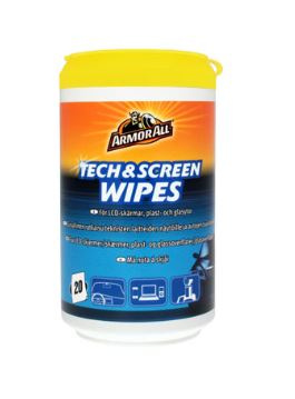 ARMOR ALL TECH&SCREEN WIPES 20 KPL/PAKKAUS