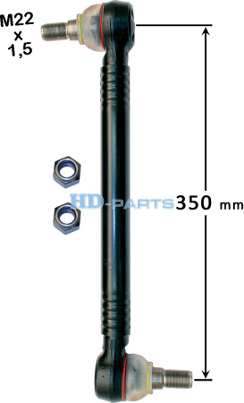 HD PYSTYTANKO TAKAVAKAAJALLE 350MM VL 30MM YLÄLEVY, LOW