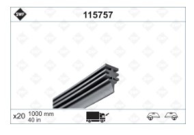 VALEO SWF VARAKUMI 1000MM LASINPYYHKIJÄNSULALLE