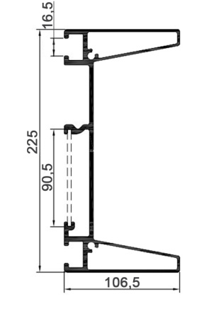 TMT VALOPALKKI 2450MM | ALUMIINIA | SIS. KIINNITYSPALAT JA PÄÄDYT