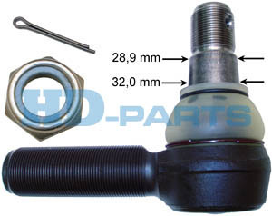 HD PALLONIVEL MERCEDES OKK M30X1,5 L=120MM 