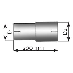 DINEX SUPISTUSPUTKI70,8MM>65,5MM