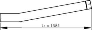 DINEX PYSTYPUTKI VL L=1384MM EURO5