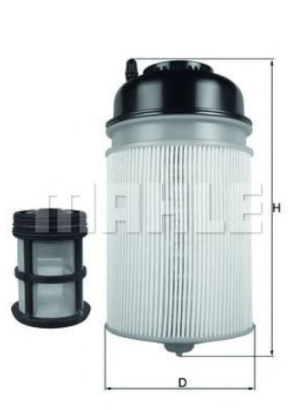 MAHLE POLTTOAINESUODATINSARJA MB ACTROS EURO6 | SUOJAKANNELLA | ->MA-KX581KIT