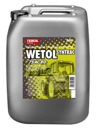 TEBOIL WETOL SYNTRAC 20 L VAIHTEISTOÖLJY