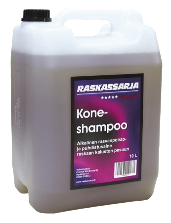 RASKASSARJA KONESHAMPOO 10L( TEHOKAS RASVAN POISTAJA)