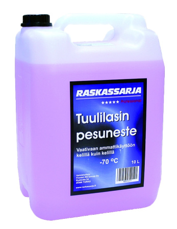 RASKASSARJA TUULILASINPESUNESTE -70° 10L, PUNAINEN