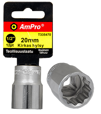 KIRKAS HYLSY 1/2" 19MM 12PT