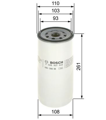 BOSCH ÖLJYNSUODATIN VL | P7043