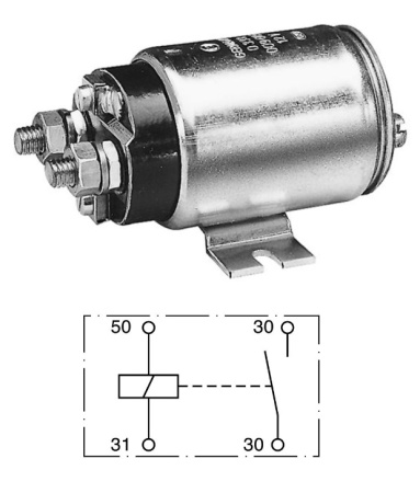 BOSCH SOLENOIDI 24V 150A KOSTEUSSUOJATTU | HOPEA KÄRJET |