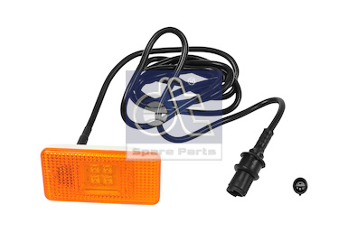 DT LED SIVUVALO KELTAINEN SC 4-SRJ UPOTETTAVA, 2M JOHTO