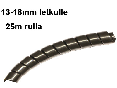 HYDROSPIRAALI 16MM 25M MUSTA