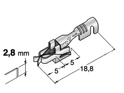 LIITIN 4MM AVO 1,5-2,5MM² ERISTIMIIN JA RELEPOHJIIN