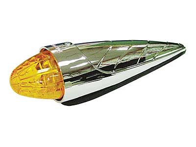 LED "TORPEDO" ÄÄRIVALO 24V KELTAINEN