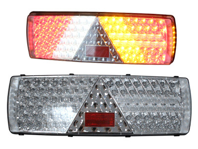 LED TAKALYHTY AUTOON 24V 7-KAMMIO VASEN 7-PIN DIN LIITIN