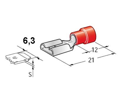 =1851001  LIITIN PUN 6,3 N.(100KPL)