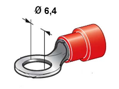 RENGASLIITIN PUN 6 MM/100 KPL