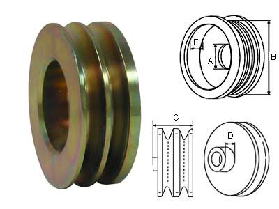 HIHNAPYÖRÄ LATURIN VL CE 17/86MM 2X10MM KIILAHIHNALLE