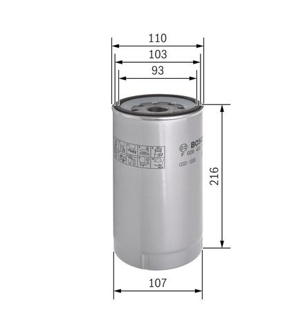 BOSCH POLTTOAINESUODATIN/VEDENEROITIN VL/MB/MAN | N2143
