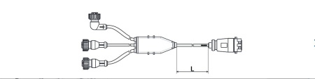 WABCO EBS-D KAAPELI MODULAATTORILLE 13M