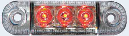 LED ÄÄRIVALO 12-24V 84X24X25 PUNAINEN