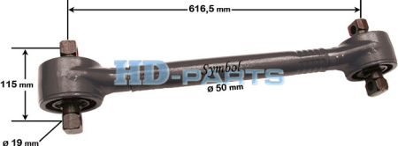 HD REAKTIOTANKO SC 4/PRT-SRJ  L=616,5MM | M16/Ø17MM REAKTIOTANKO SC 4/PRT-SRJ  L=616,5MM | M18/Ø19MM | BT300