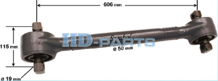 HD REAKTIOTANKO SC L=606MM