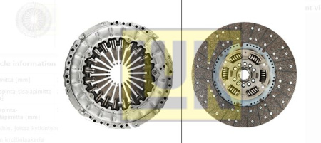 LUK KYTKINPAKETTI Ø395MM MERCEDES-BENZ AXOR | UUSI