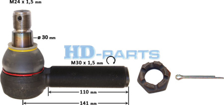 HD PALLONIVEL SC AM740 OKK M30X1,5 L=142MM 