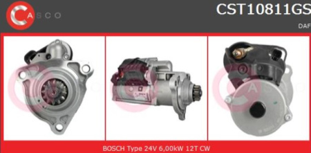 SEG KÄYNNISTIN DAF 24V 6,0KW | 12-HAMPAINEN | UUSI