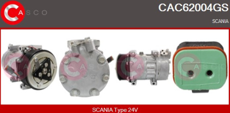SANDEN AC KOMPRESSORI SC SD7H15-6023