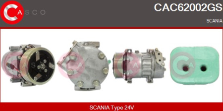 SANDEN AC KOMPRESSORI SC SD7H15-6024