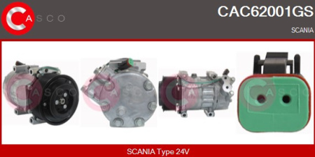 SANDEN AC KOMPRESSORI SC SD7H15-6258