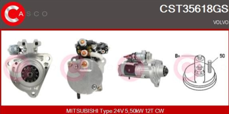 MITSUBISHI KÄYNNISTIN VL 24V/5,5KW | UUSI