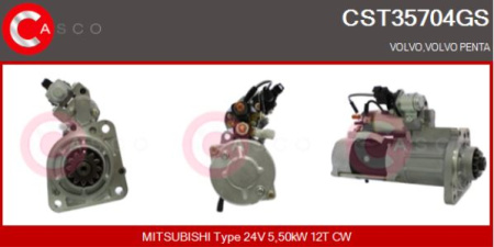 MITSUBISHI KÄYNNISTIN VL / DEUTZ 24V 5,5KW