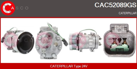 SANDEN AC KOMPRESSORI CATERPILLAR / DOOSAN
