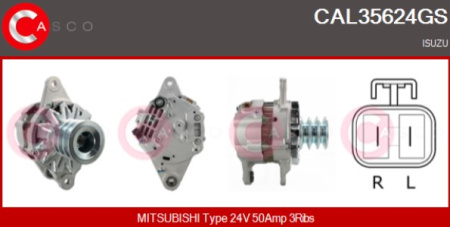 MITSUBISHI LATURI HITACHI / ISUZU 24V
