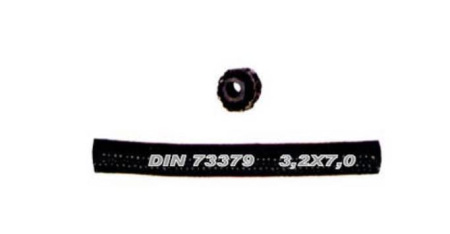 POLTTOAINELETKU 3,2X7MM MUSTA KANGASPÄÄLLYSTETTY
