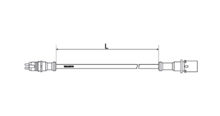 WABCO JATKOJOHTO ABS/EBS TUNNISTIMELLE L=15.00M