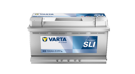 VARTA AKKU H3 SILVER DYNAMIC 100AH 353X175X190MM