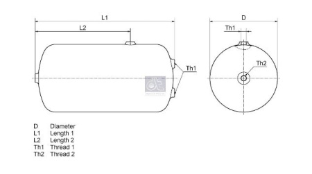 DT PAINEILMASÄILIÖ TERÄS 30L 276X570MM | VESINIPPA SIVUSSA MUSTA