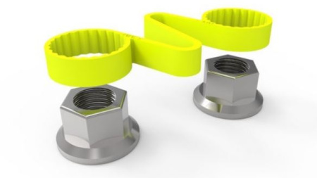 CHECKLINK LIIKKUMISEN ILMAISIN PYÖRÄN MUTTEREILLE KELTAINEN 33MM