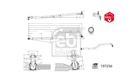 FEBI VETOTANKO TRIPPELILLE SC 4-PRT L=1920MM